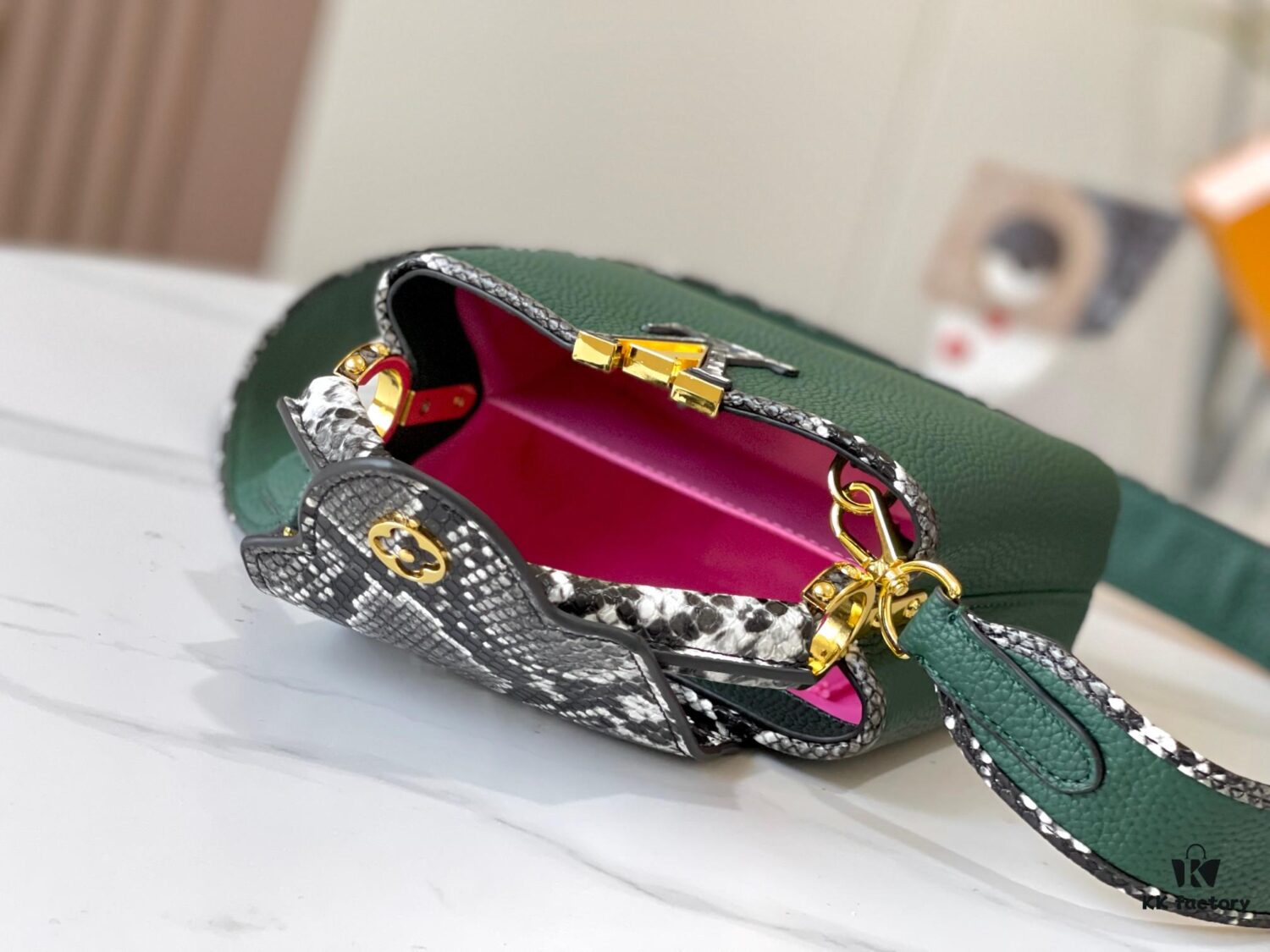 69307b996e68136f4d9a6eda Exclusive On-Site Photo - Upgraded M95509 CAPUCINES Mini Bag