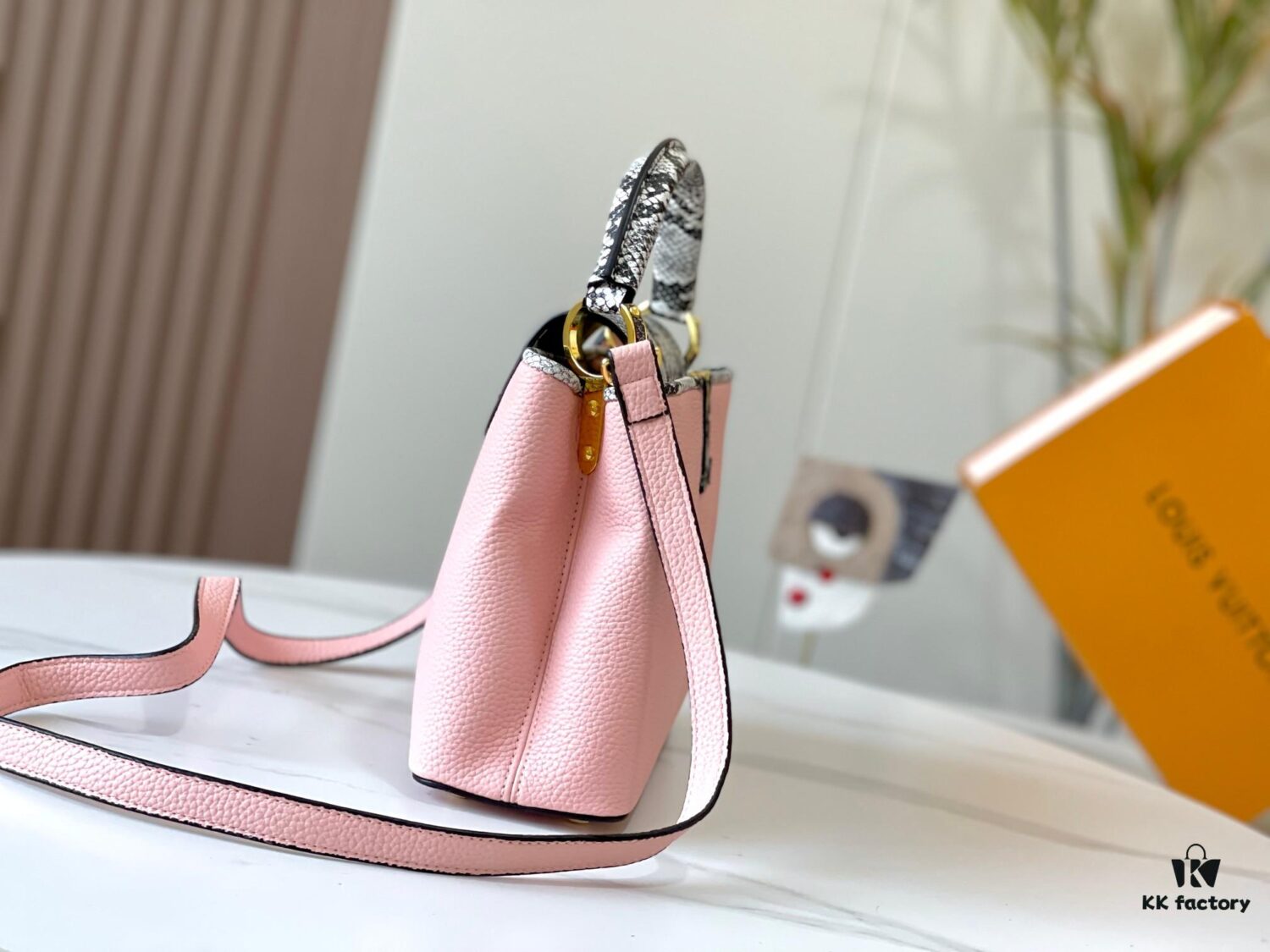 Exclusive On-site Photo - Upgraded M95508 CAPUCINES Small Handbag