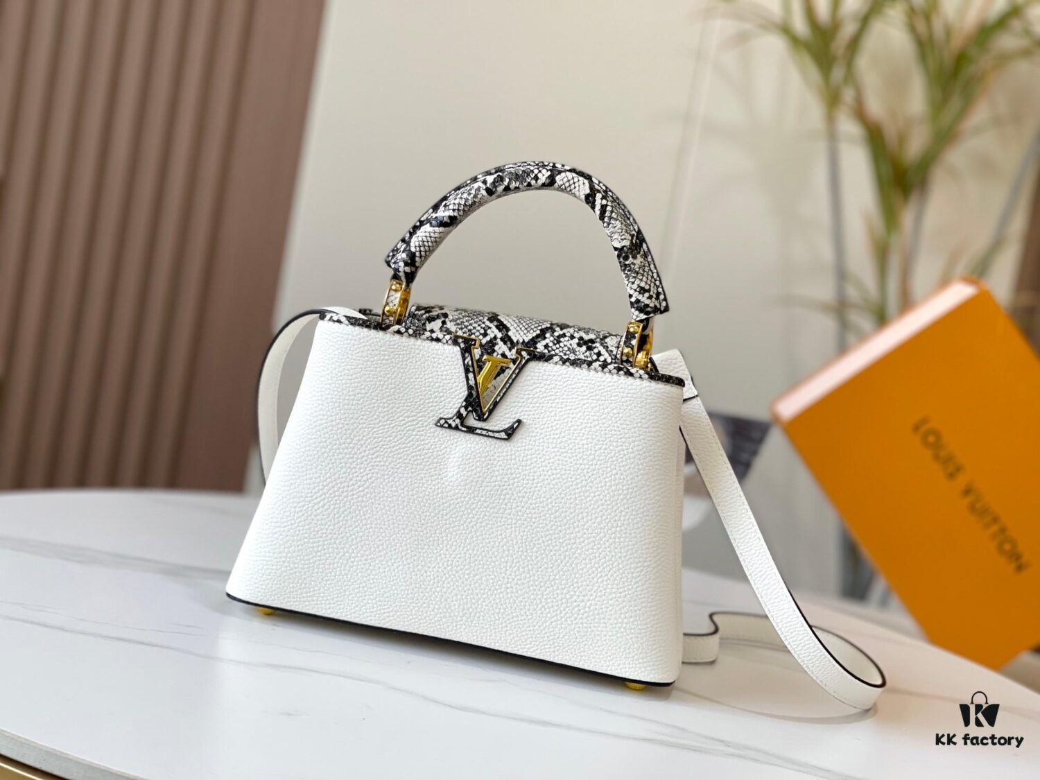 69307bb06e68136f4d9a6efd Exclusive On-Site Photo - Upgraded M95508 CAPUCINES Small Handbag