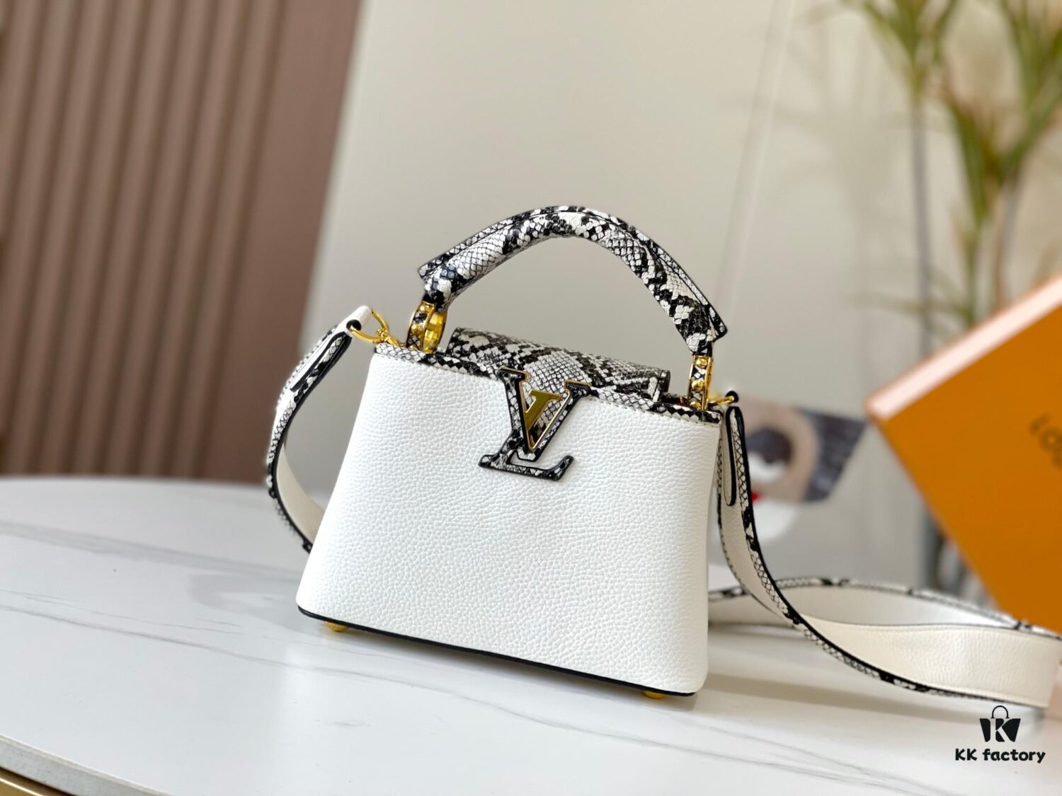 69307bb76e68136f4d9a6f06 Exclusive On-Site Photo - Upgraded M95509 CAPUCINES Mini Bag