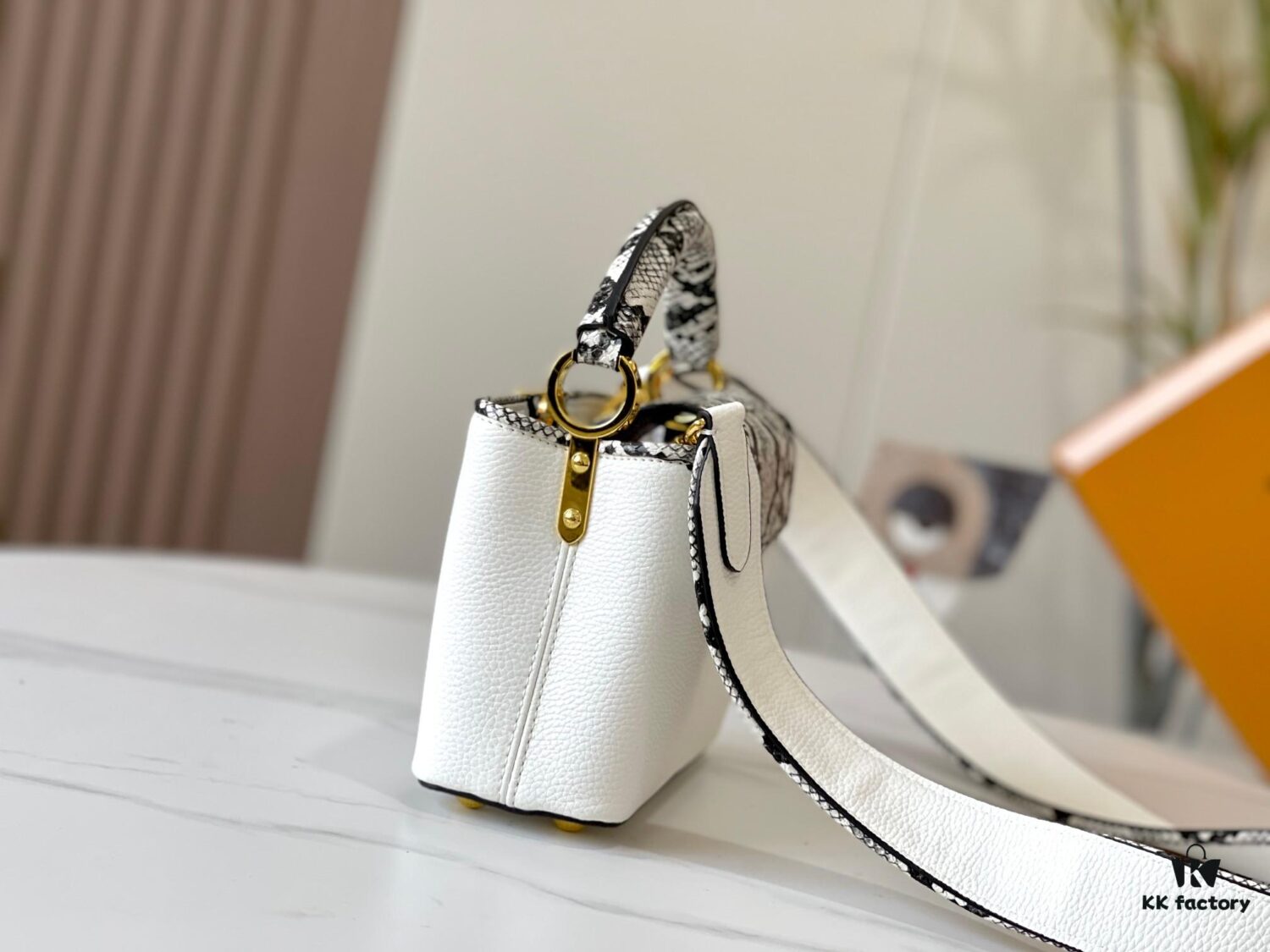 69307bb76e68136f4d9a6f08 Exclusive On-Site Photo - Upgraded M95509 CAPUCINES Mini Bag