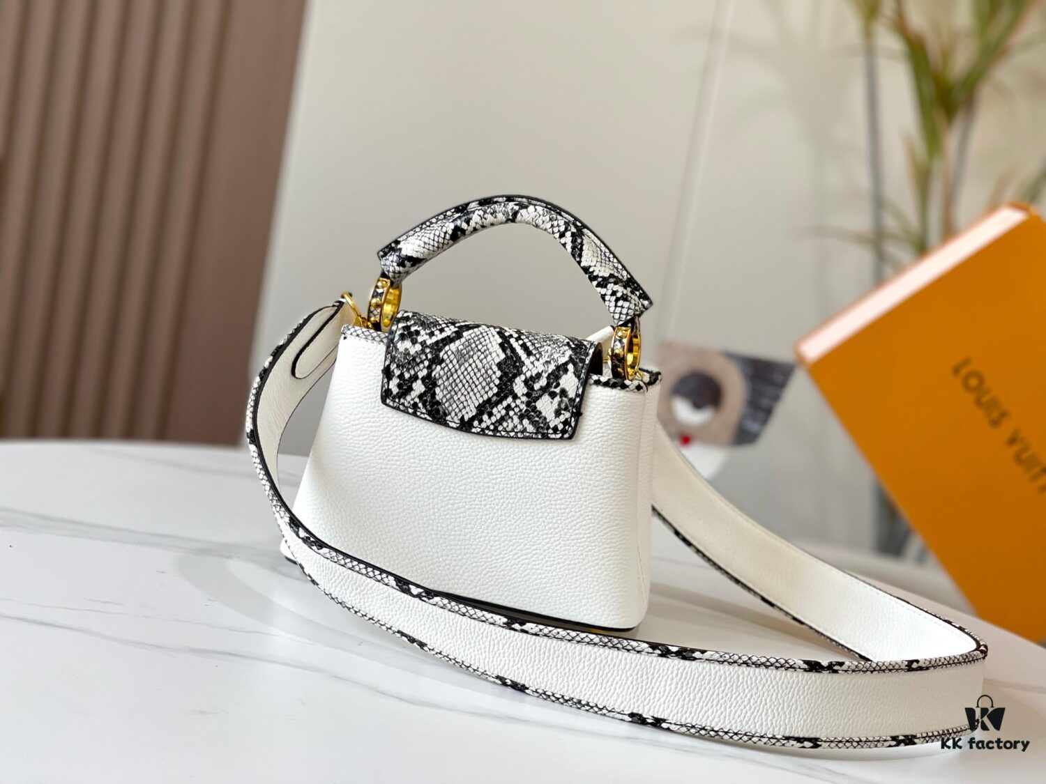 69307bb96e68136f4d9a6f0a Exclusive On-Site Photo - Upgraded M95509 CAPUCINES Mini Bag