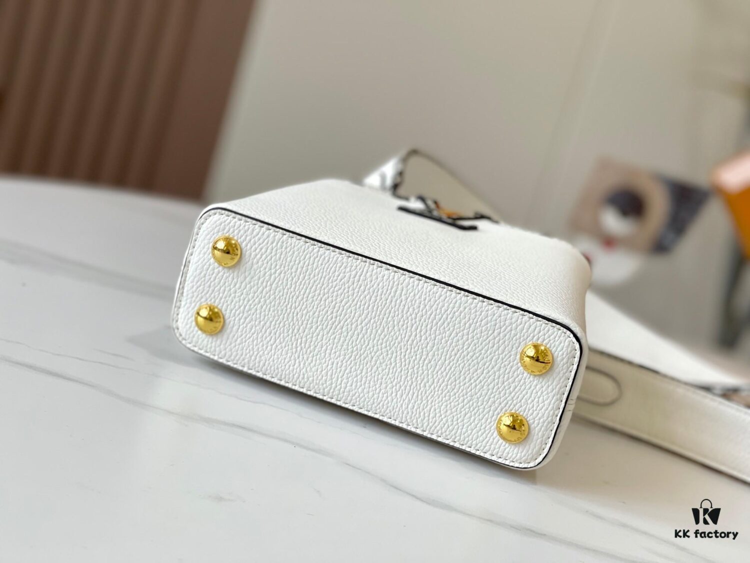 69307bbb6e68136f4d9a6f0c Exclusive On-Site Photo - Upgraded M95509 CAPUCINES Mini Bag