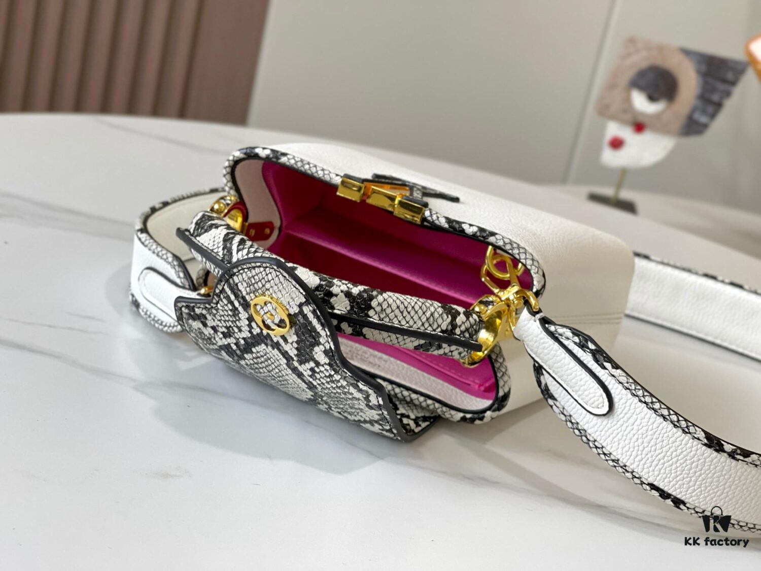 69307bbd6e68136f4d9a6f0e Exclusive On-Site Photo - Upgraded M95509 CAPUCINES Mini Bag