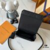 Upgraded Version M82085 M82086 Full Leather Black, Light Green, Black Flower, Old Flower Men's Messenger Bag Flap Mini Handbag