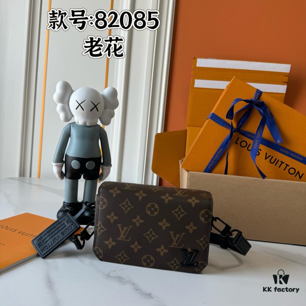 69307bce6e68136f4d9a6f2a Upgraded Version M82085 M82086 Full Leather Black, Light Green, Black Floral, Monogram Men's Free Shipping Messenger Bag Series Flap Mini Handbag