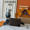 69307bce6e68136f4d9a6f2a Upgraded Version 170 M82085 M82086 Full Leather Black Light Green Black Floral Old Floral Men's Free Shipping Messenger Bag Flap Mini Handbag