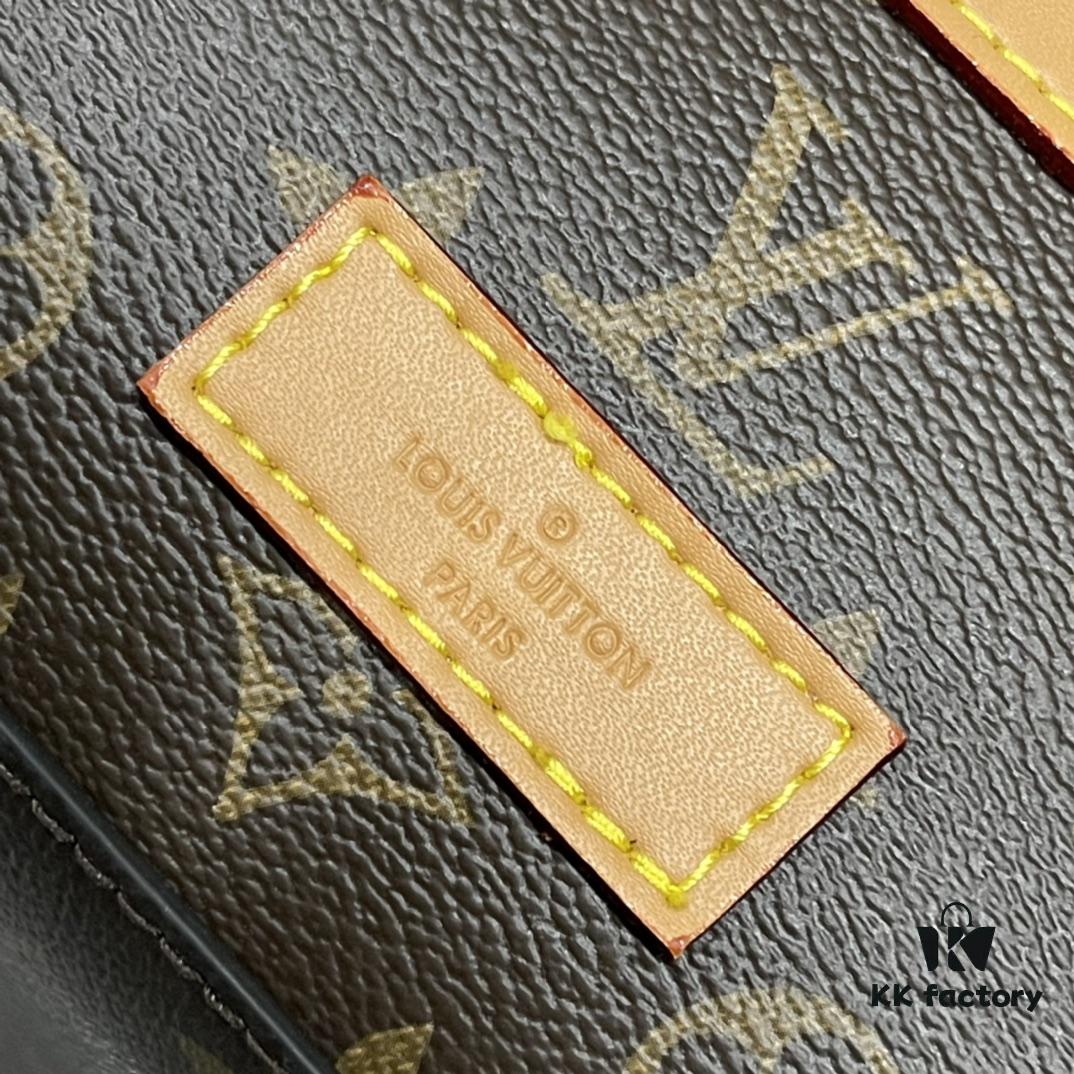 69307bd46e68136f4d9a6f3a Upgraded Version 260 Retro Trunk Bag 44752, Old Flower, Black Flower, Black Checkered, LV Classic Refined Trunk Bag