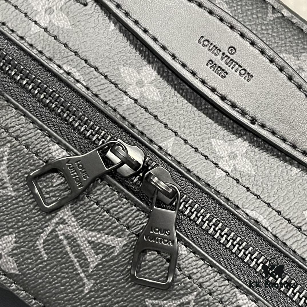 69307bda6e68136f4d9a6f43 Upgraded 260 Vintage Trunk Bag 44752 LV Classic Refined Trunk Bag with Old Flower, Black Flower, and Black Check Pattern