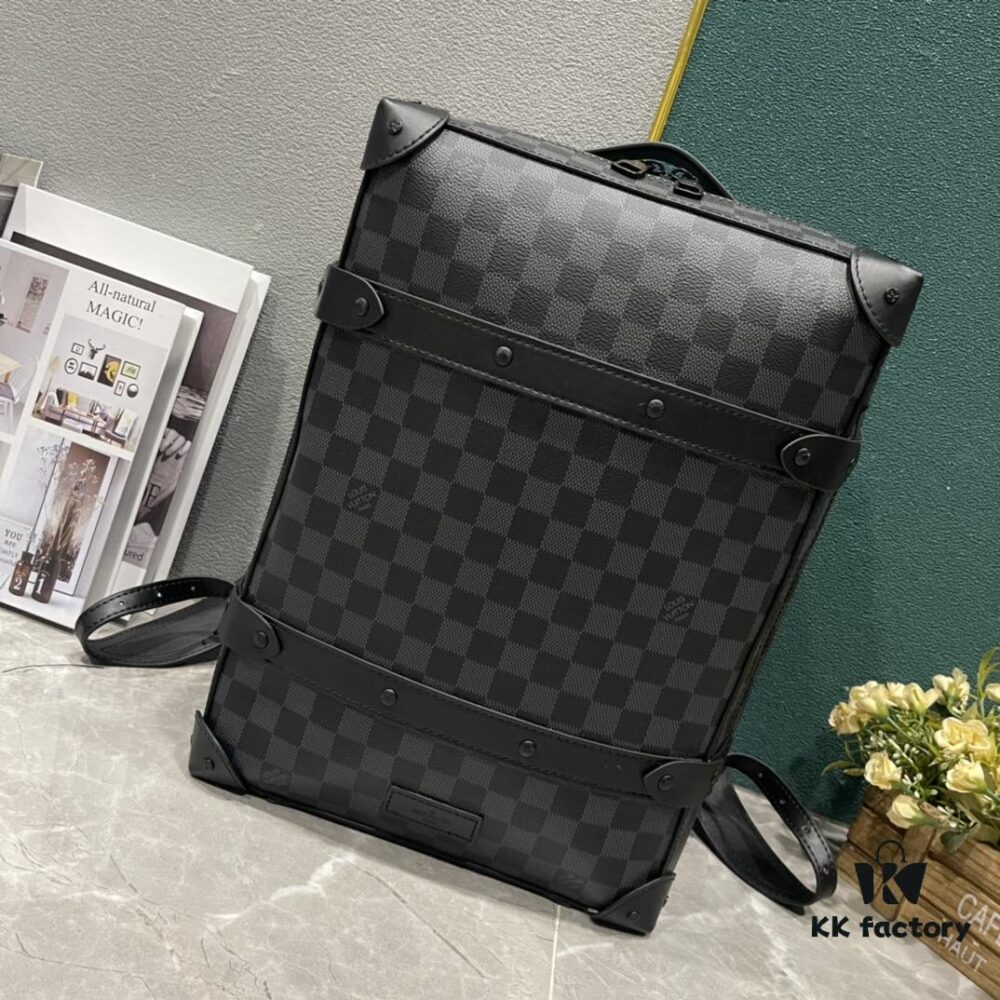 69307bde6e68136f4d9a6f49 Upgraded Version 260 Vintage Trunk Bag 44752 Old Flower, Black Flower, Black Checkered LV Classic Exquisite Trunk Bag