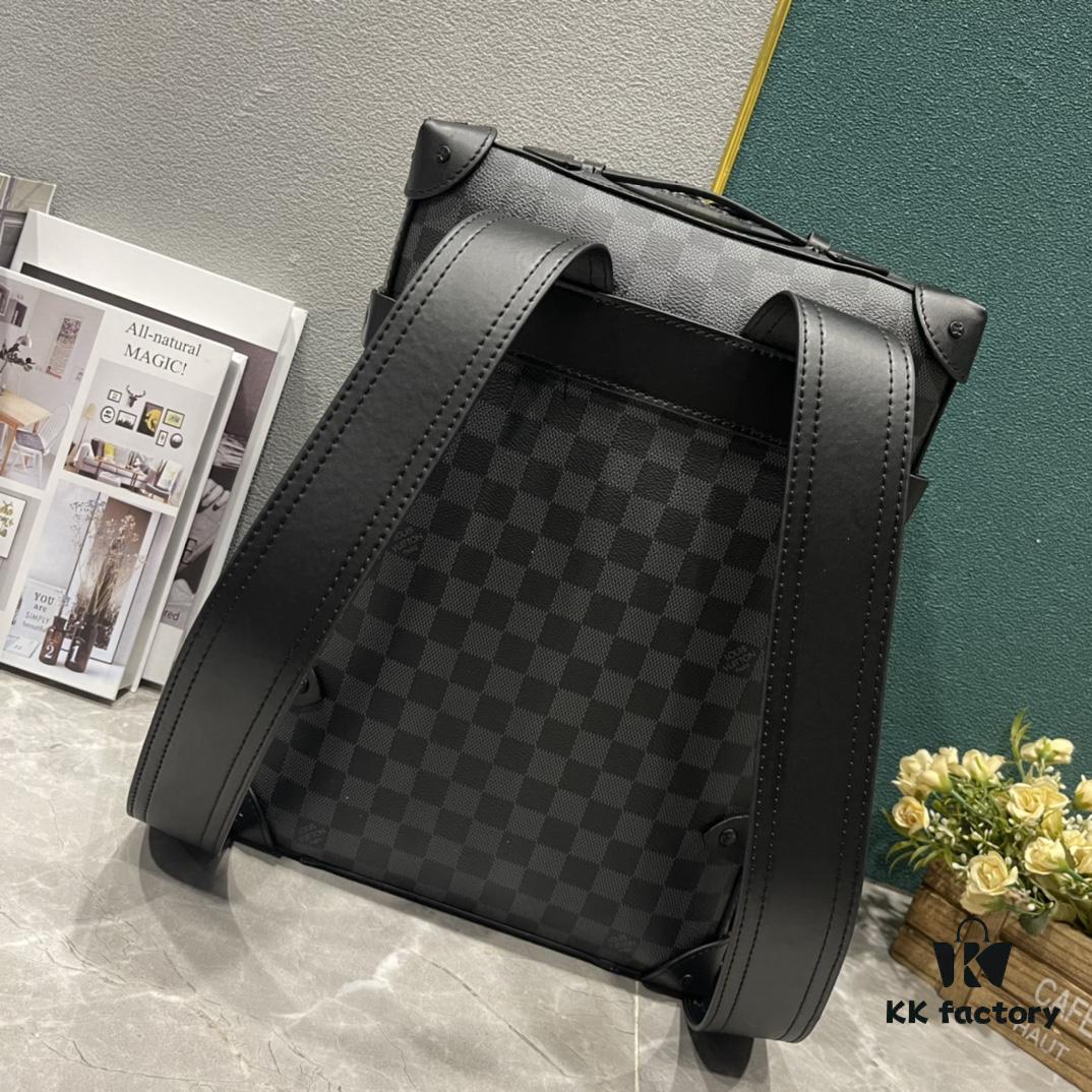 69307be26e68136f4d9a6f4f Upgraded Version 260 Vintage Trunk Bag 44752 Old Flower, Black Flower, Black Checkered LV Classic Exquisite Trunk Bag