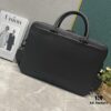 Upgraded M23778 All-Leather Black Latest PILOT Briefcase