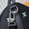69307bec6e68136f4d9a6f60 Lot No. 13966 Embroidered Keepall Bandoulière 50 Travel Bag in Deep LV Blason Denim by Pharrell Williams