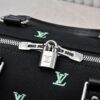 69307bec6e68136f4d9a6f61 Lot No. 13966 Embroidered Keepall Bandoulière 50 Travel Bag in Deep LV Blason Denim by Pharrell Williams