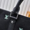 69307bf76e68136f4d9a6f73 Lot No. 13966 Embroidered Keepall Bandoulière 50 Travel Bag in Deep LV Blason Denim by Pharrell Williams
