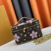69307bfa6e68136f4d9a6f75 Takashi Murakami x LV Nice Mini Nano Pouch in Monogram Multicolour