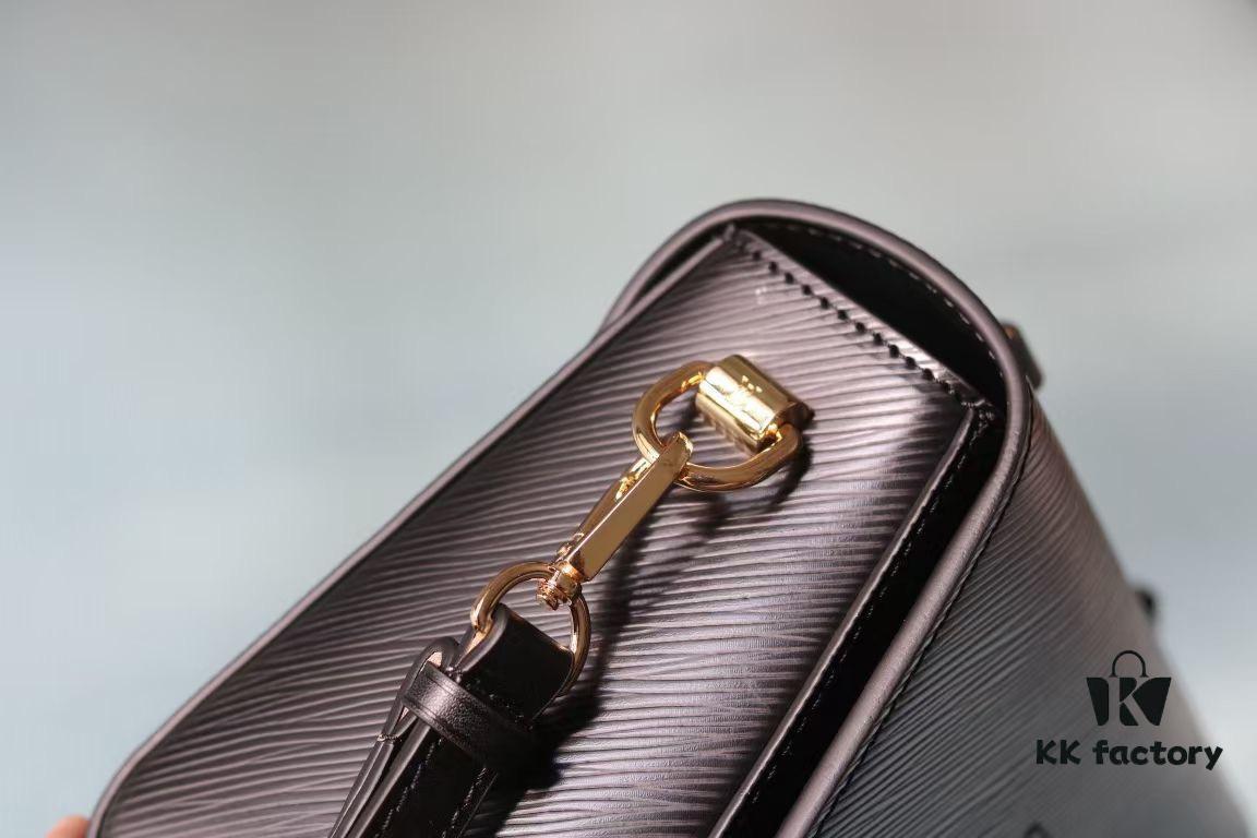 69307c1e6e68136f4d9a6fb1 Top Quality Original! Welcome to Compare! Model No.: 50392/22229/22236. This LV Twist Medium Bag is crafted from Epi grained leather, featuring woven leather wrapping around the LV Twist lock and top handle, adding a touch of elegance to its bold silhouette. The detachable and adjustable shoulder strap allows versatile carrying options—short shoulder, long shoulder, or cross-body wear.