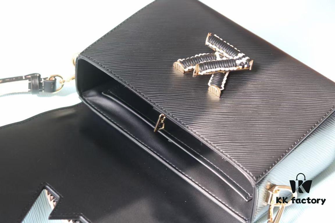 69307c206e68136f4d9a6fb3 Top Quality Original! Welcome to Compare! Model No.: 50392/22229/22236. This LV Twist Medium Bag is crafted from Epi grained leather, featuring woven leather wrapping around the LV Twist lock and top handle, adding a touch of elegance to its bold silhouette. The detachable and adjustable shoulder strap allows versatile carrying options—short shoulder, long shoulder, or cross-body wear.