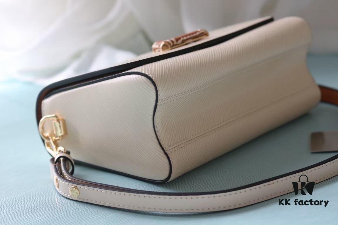 69307c226e68136f4d9a6fb9 Top Quality Original Design! Welcome to Compare Prices! Model No.: 50392/22229/22236. This LV Twist Medium Bag is crafted from Epi grained leather, featuring woven leather wrapping around the LV Twist lock and top handle, adding a touch of elegance to its striking silhouette. The detachable and adjustable shoulder strap allows for versatile carrying options—short shoulder, long shoulder, or cross-body wear.
