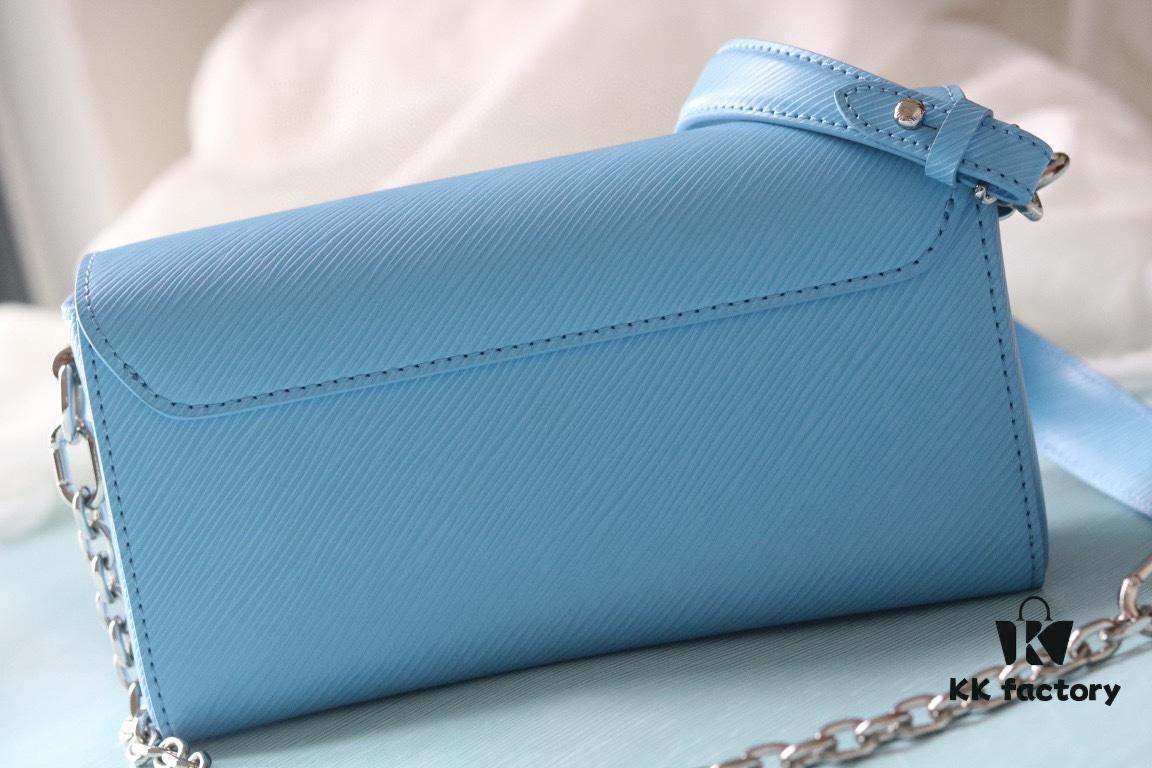 69307c356e68136f4d9a6fe6 Top Quality Original LV Twist Denim Medium Size Handbag 50281/50280/50282