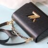 69307c546e68136f4d9a702f Exclusive Real Shot Top Original Version Slim Twist MM Handbag Model No.: 50507/12736/11879