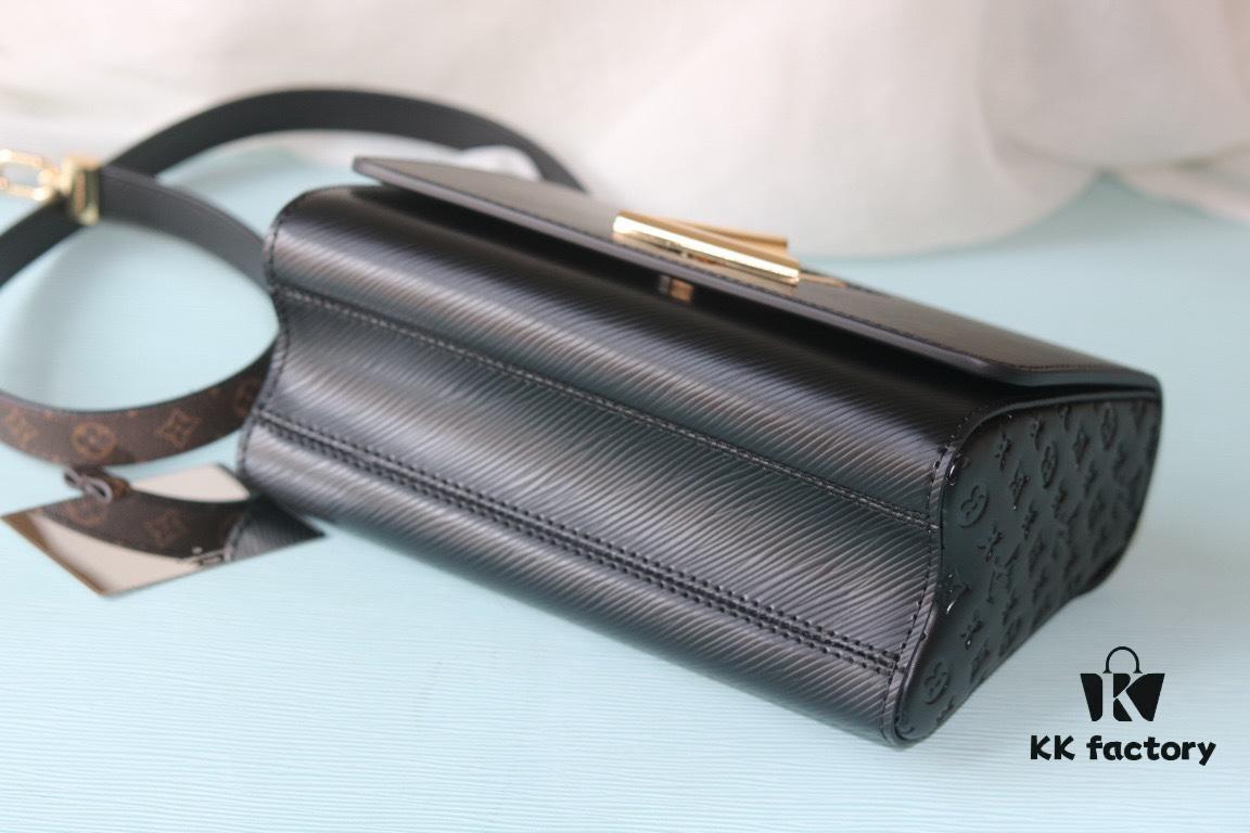 69307c566e68136f4d9a7032 Exclusive Real Shot Top Original Version Slim Twist MM Handbag Model No.: 50507/12736/11879