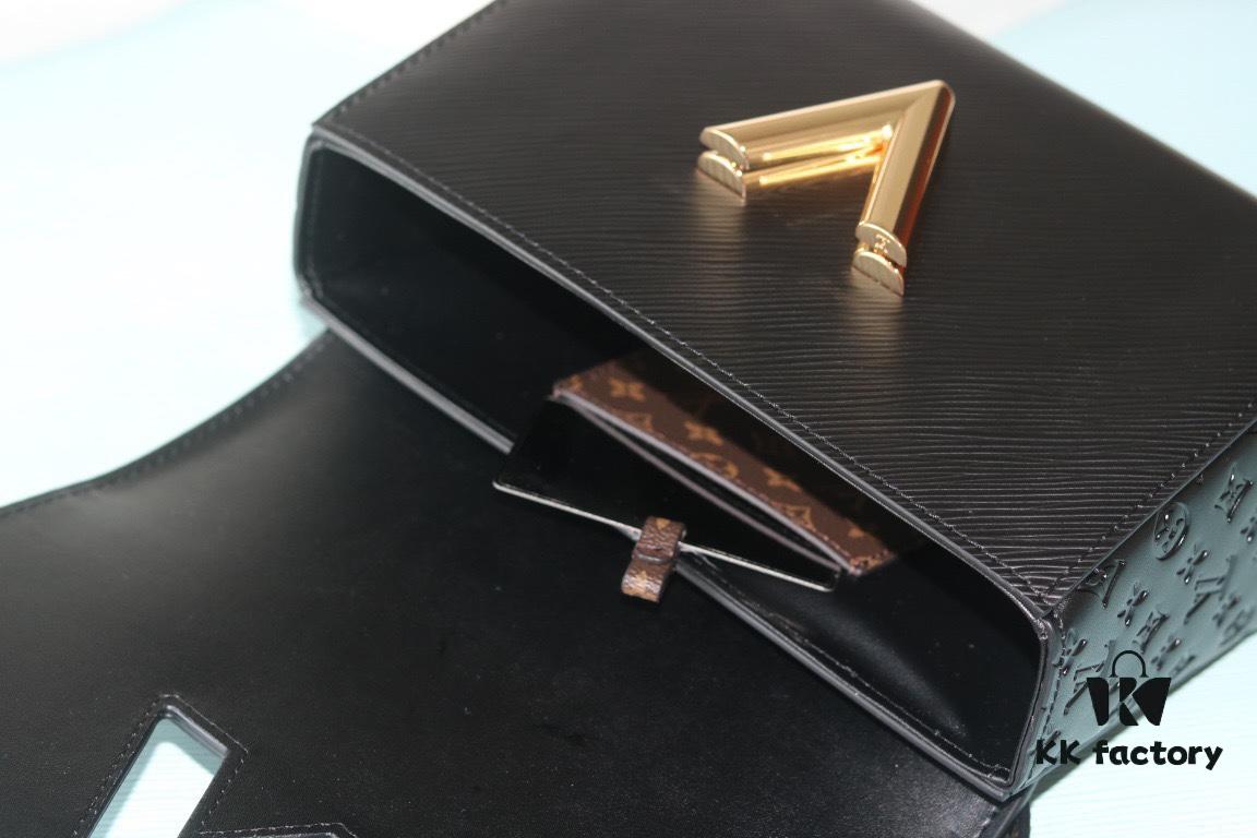 69307c566e68136f4d9a7034 Exclusive Real Shot Top Original Version Slim Twist MM Handbag Model No.: 50507/12736/11879
