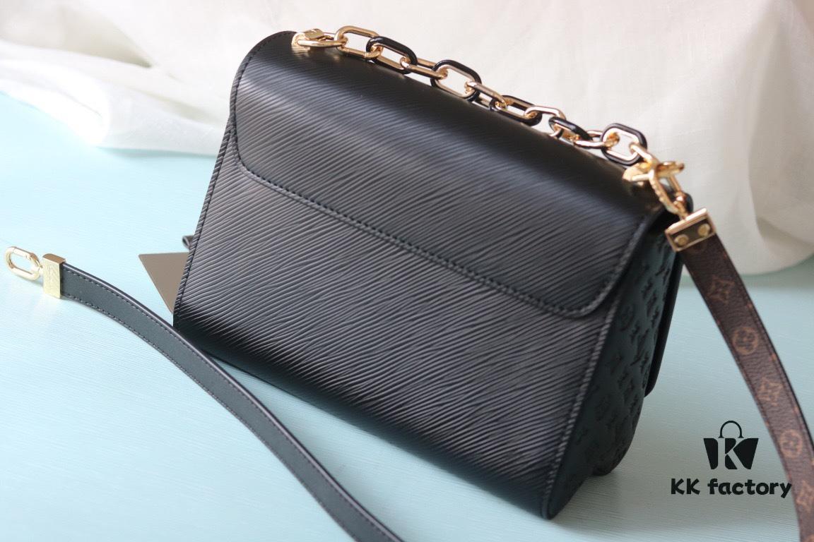 69307c566e68136f4d9a7035 Exclusive Real Shot Top Original Version Slim Twist MM Handbag Model No.: 50507/12736/11879