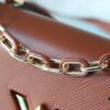 69307c586e68136f4d9a7037 Exclusive Real Shot Top Original Version Slim Classic Twist MM Handbag Model No.: 50507/12736/11879