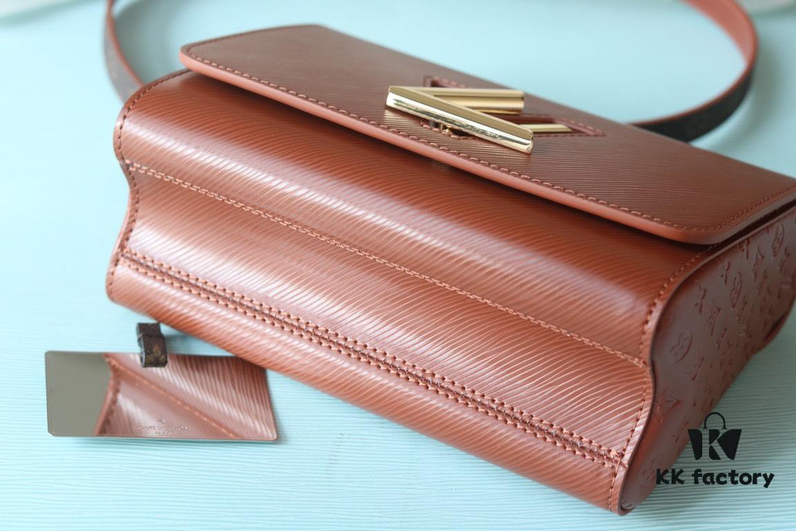 69307c5a6e68136f4d9a703c Exclusive Real Shot Top Original Version Slim Classic Twist MM Handbag Model No.: 50507/12736/11879