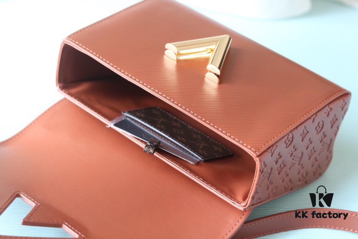 69307c5a6e68136f4d9a703e Exclusive Real Shot Top Original Version Slim Classic Twist MM Handbag Model No.: 50507/12736/11879
