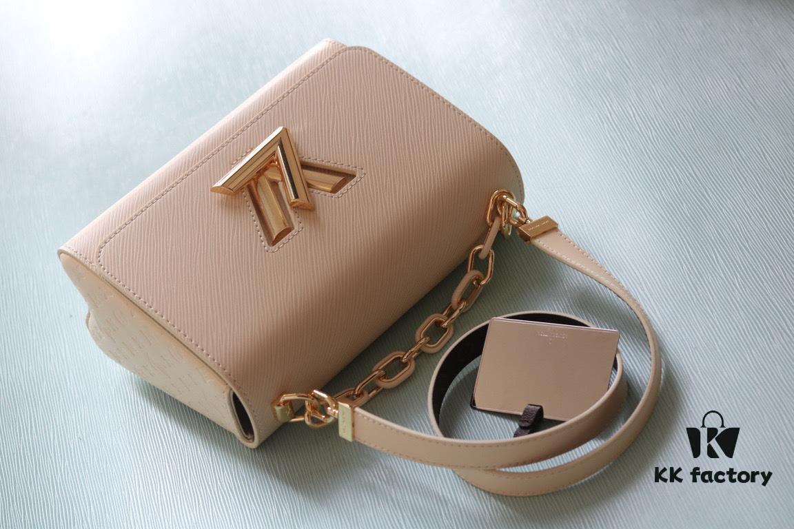 69307c5b6e68136f4d9a703f Exclusive Real Shot Top Original Version Slim Twist MM Handbag Model No.: 50507/12736/11879