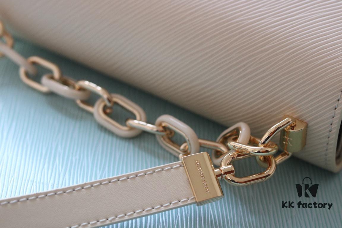 69307c5e6e68136f4d9a7043 Exclusive Real Shot Top Original Version Slim Twist MM Handbag Model No.: 50507/12736/11879