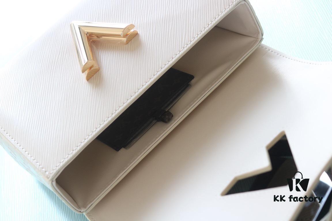 69307c5e6e68136f4d9a7044 Exclusive Real Shot Top Original Version Slim Twist MM Handbag Model No.: 50507/12736/11879