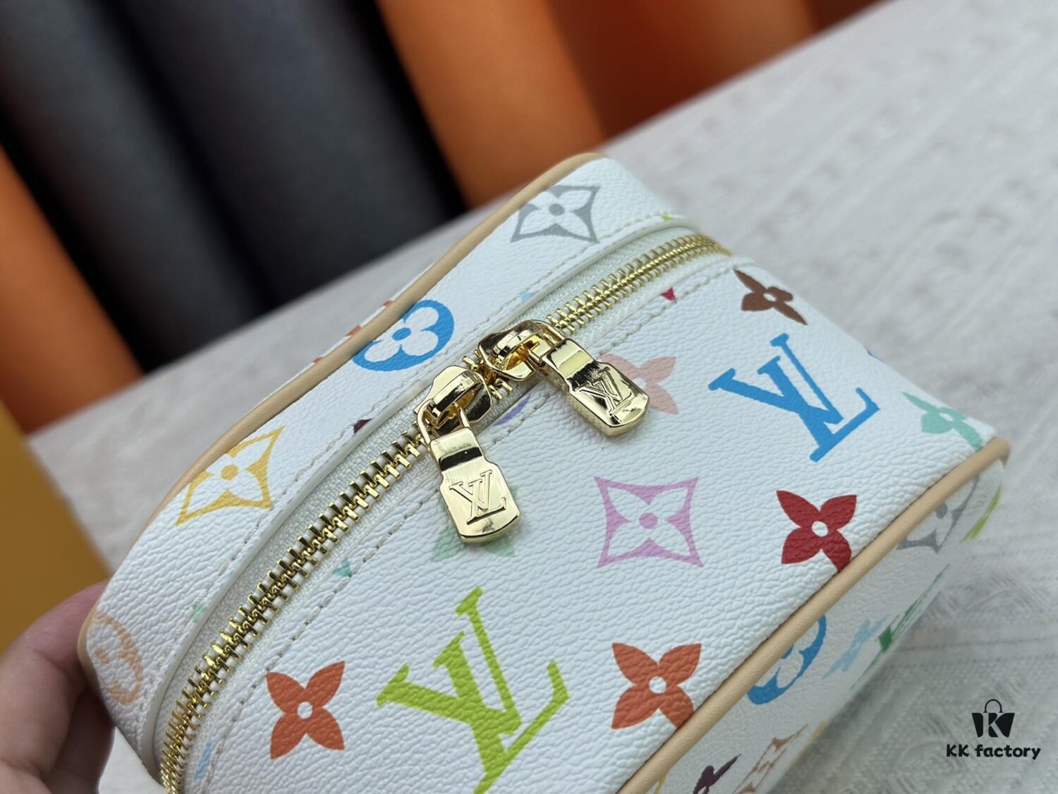 Takashi Murakami x LV Nice Mini Nano Pouch in Monogram Multicolor