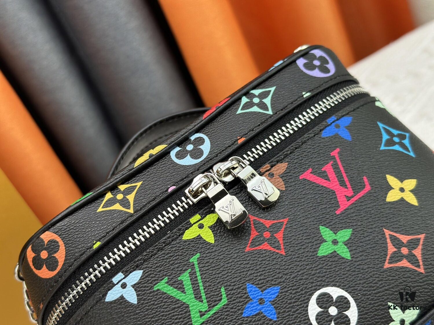 Takashi Murakami x LV Nice Mini Nano Pouch in Monogram Multicolor