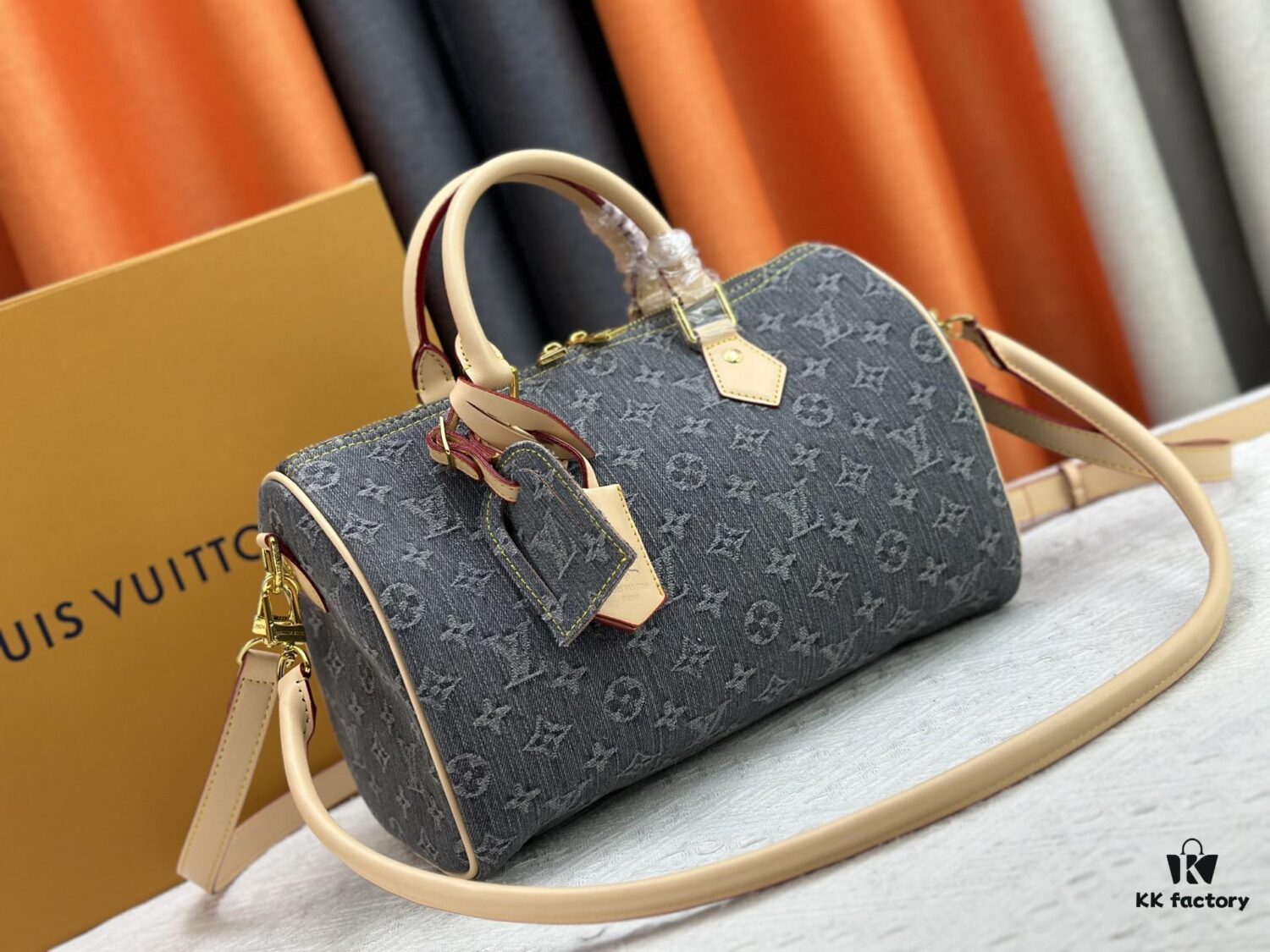 69307c8e6e68136f4d9a7095 M13443 M40391 Denim Jeans Louis Vuitton x Takashi Murakami Cherry Monogram Bag