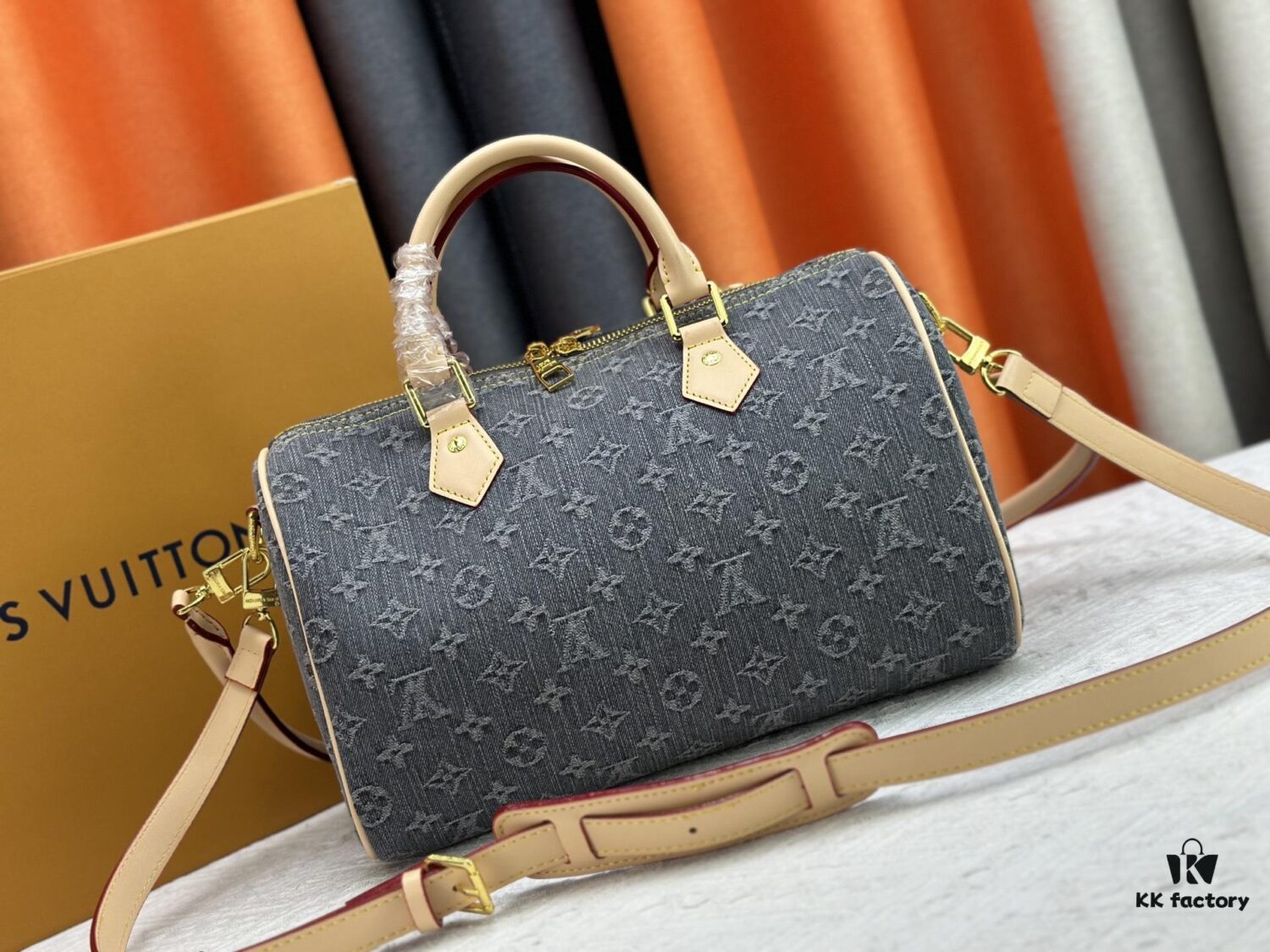 69307c8f6e68136f4d9a7098 M13443 M40391 Denim Jeans Louis Vuitton x Takashi Murakami Cherry Monogram Bag