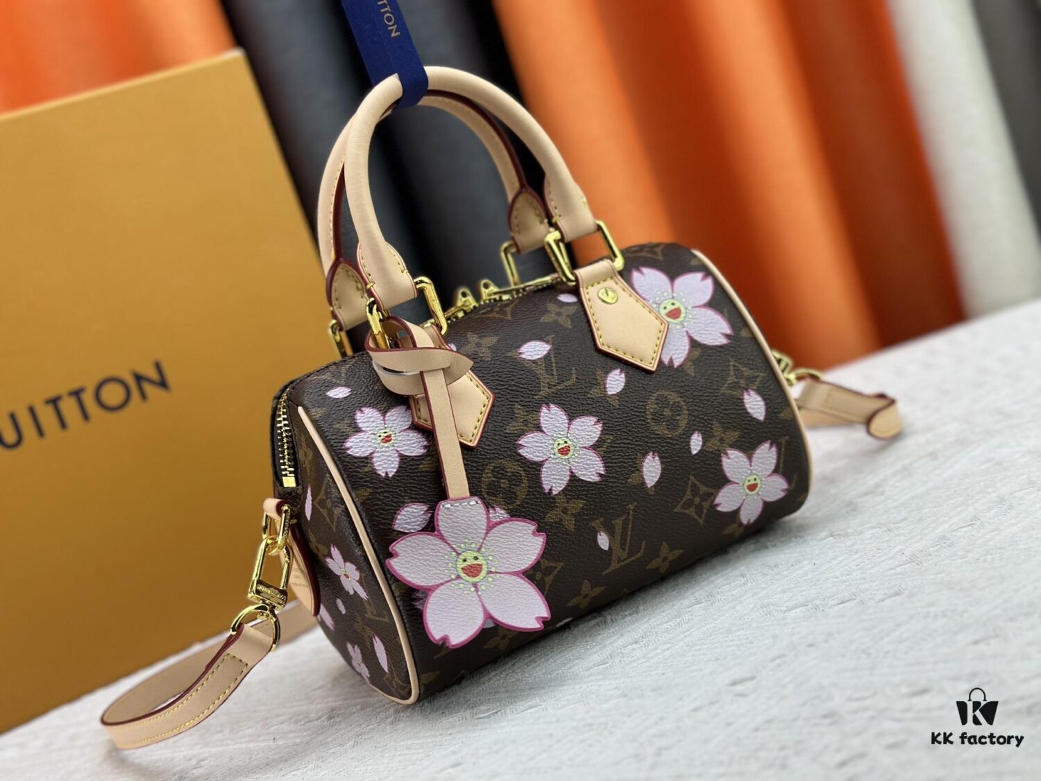 69307c946e68136f4d9a709e Upgraded Original M13805 M13257 M40390 M46234 LV x Murakami Collaboration Cherry Blossom 🌸 Nano Speedy Bag