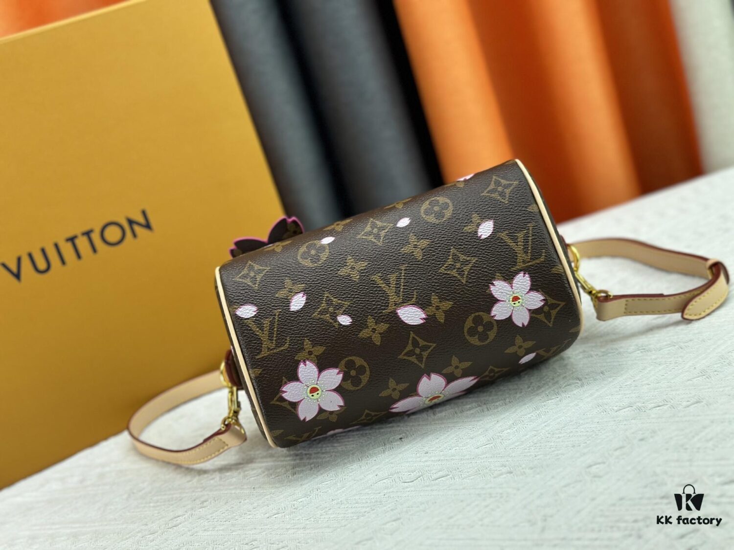 69307c956e68136f4d9a70a0 Upgraded Original M13805 M13257 M40390 M46234 LV x Murakami Collaboration Cherry Blossom 🌸 Nano Speedy Bag