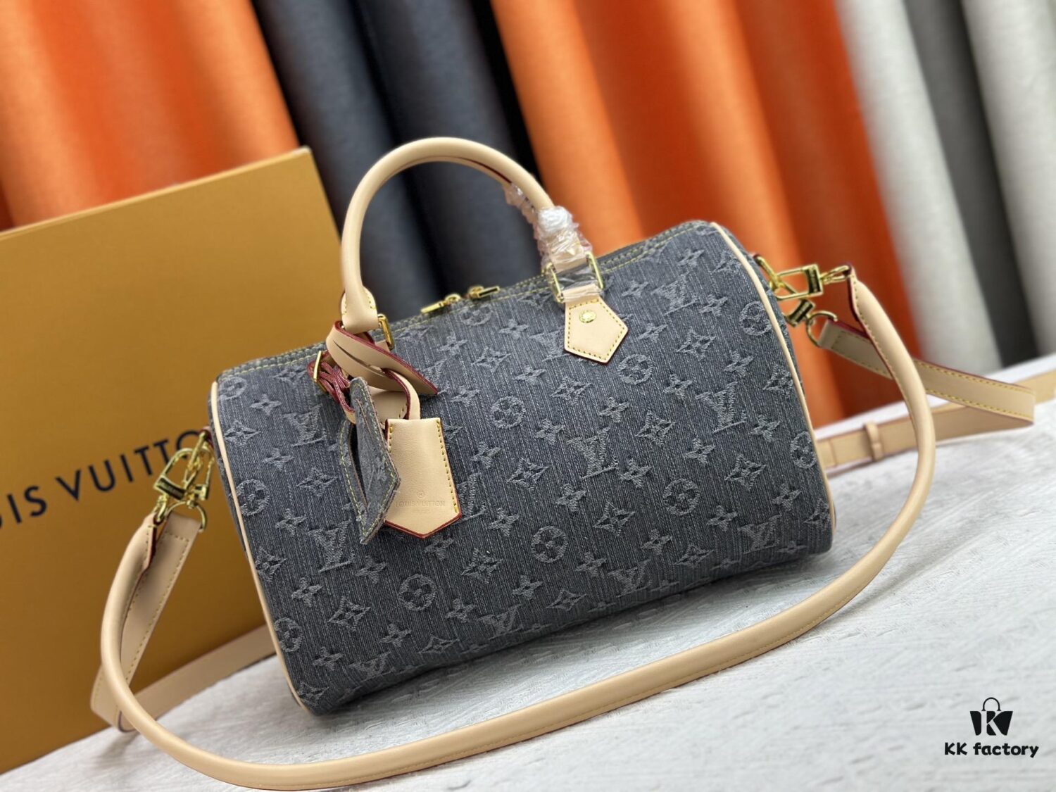 69307c9a6e68136f4d9a70ab M13443 M40391 Denim Jeans Louis Vuitton x Takashi Murakami Cherry Monogram Bag