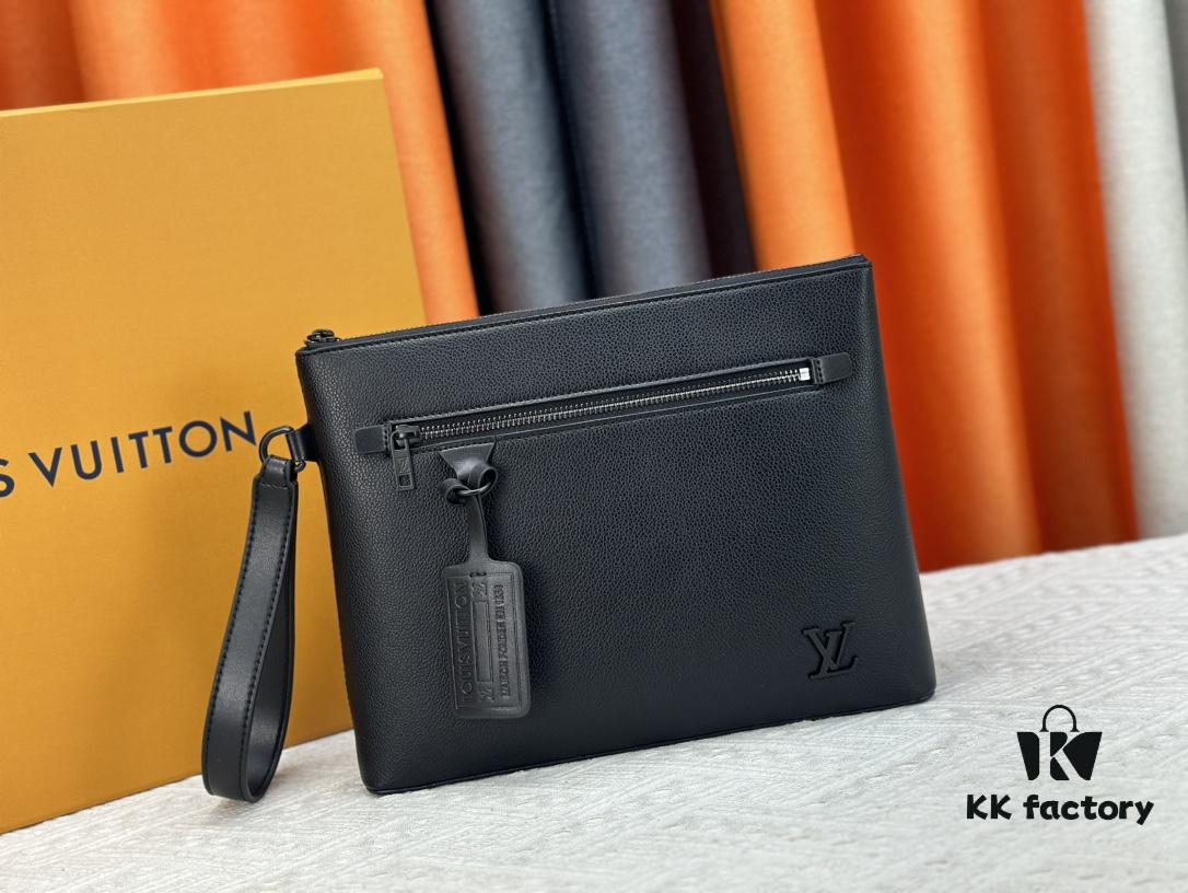 69307ca86e68136f4d9a70ca iPad Pouch Designed for New Tablets, Crafted in LV Aerogram Leather