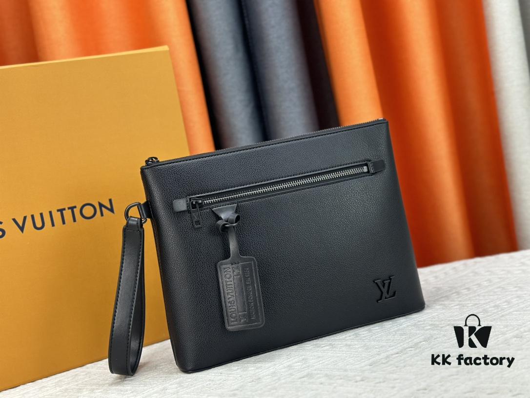 69307ca86e68136f4d9a70cb iPad Pouch Designed for New Tablets, Crafted in LV Aerogram Leather