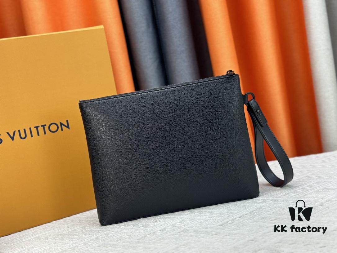 69307ca86e68136f4d9a70ce iPad Pouch Designed for New Tablets, Crafted in LV Aerogram Leather