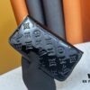 LV Zippy Zip-Around Wallet in Embossed Calfskin with Patent Finish