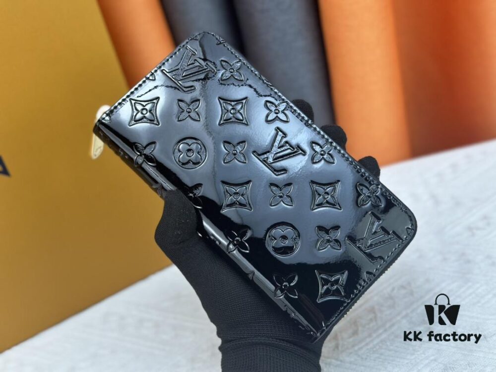 69307cb26e68136f4d9a70e5 LV Zippy Zip-Around Wallet in Embossed Calfskin with Patent Finish