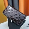 69307cb66e68136f4d9a70ed LV Zippy Wallet in Patent Leather with Embossed Calfskin