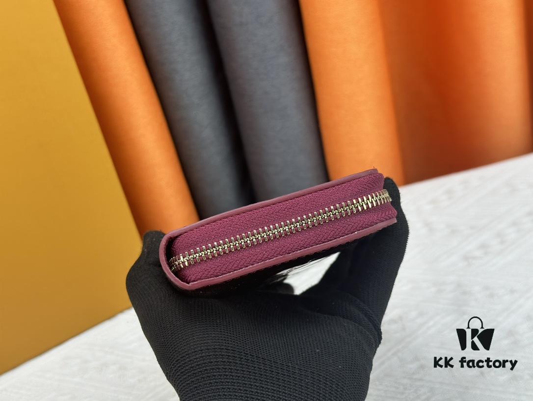 LV Zippy Zip-Around Wallet in Patent Smooth Embossed Calfskin