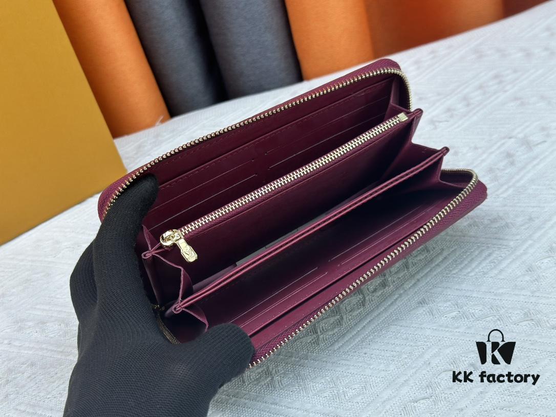 LV Zippy Zip-Around Wallet in Patent Smooth Embossed Calfskin