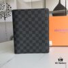 69307cc66e68136f4d9a710f Hot Selling Extra Large Checkbook Wallet with Notebook Set, 6 Card Slots, Cowhide Leather + LV Special Fabric, Comes with Box, Approx. 18cm